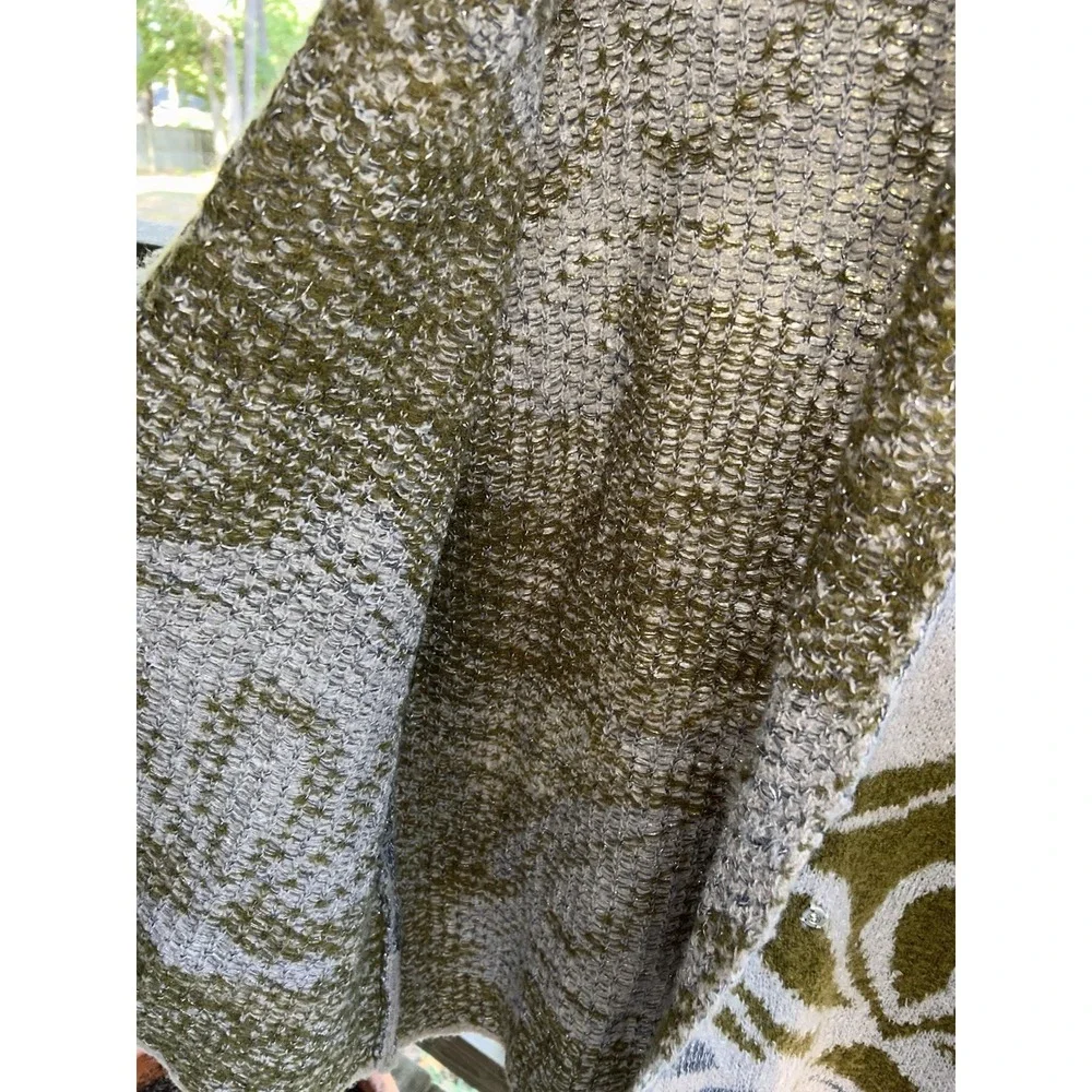 Free People Nocturnal Patterned Cardigan Small